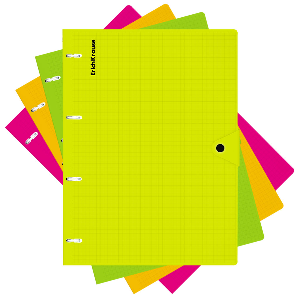 Тетрадь общая с пластиковой обложкой на кольцах ErichKrause