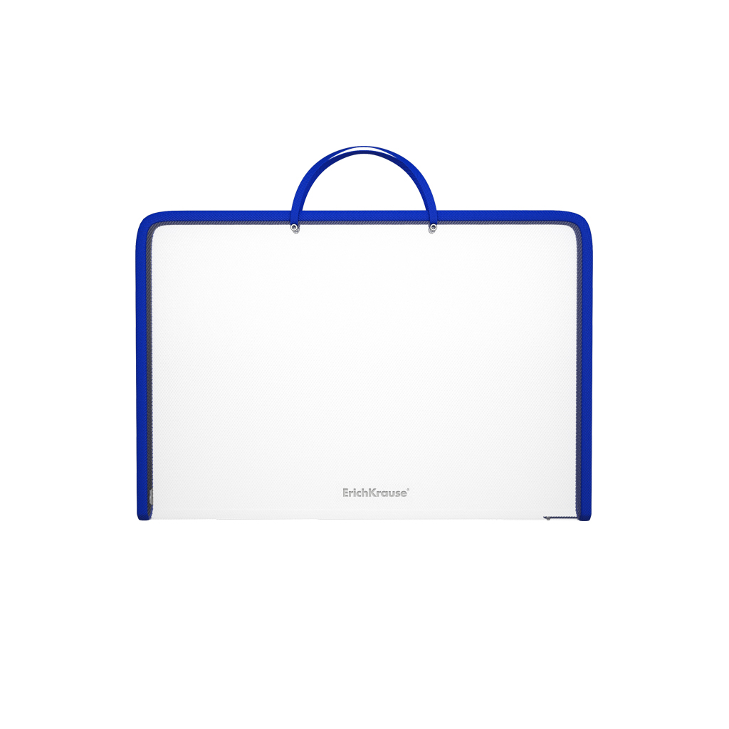Zip folder with handles ErichKrause® Diagonal Clear with colored