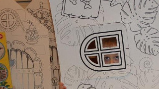 Игровой конструктор для раскрашивания большой Artberry® Pirate house