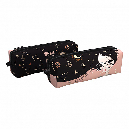 Пенал квадро ErichKrause 210x70x70мм Star Soul