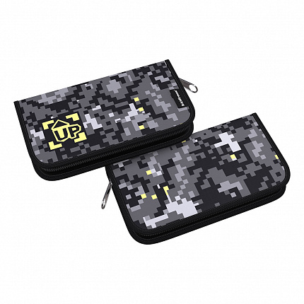 Пенал-книжка без наполнения ErichKrause 110x205x25мм Pixel Game