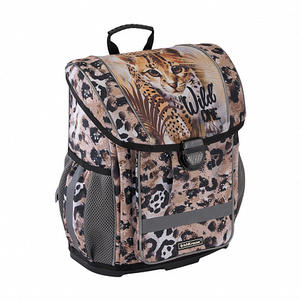 Ученический ранец с пластиковым дном ErichKrause® ErgoLine® 16L Wild Cat