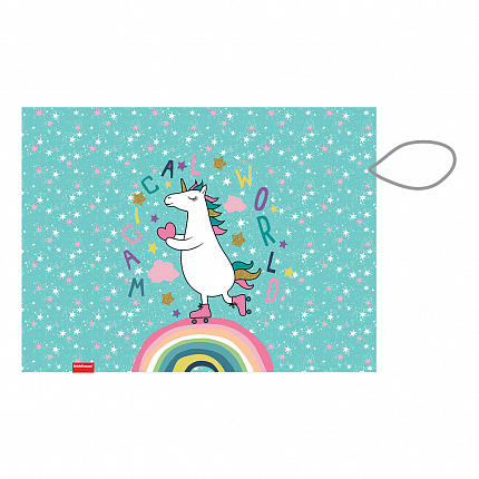 Подкладка настольная текстильная ErichKrause Rainbow Skate, A3+