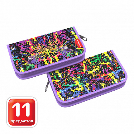 Пенал-книжка с наполнением ErichKrause 110x205x25мм Butterfly