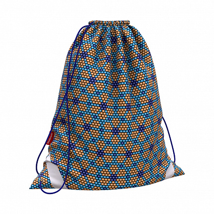 Мешок для обуви ErichKrause® 365x440мм Blue&Orange Beads