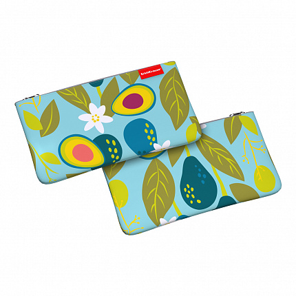 Пенал конверт ErichKrause® Light 220x120мм Avocado Day