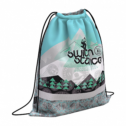 Мешок для обуви ErichKrause с вентиляцией 500х410мм Snow Freedom