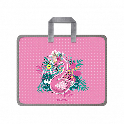 Папка пластиковая для творчества ErichKrause® Rose Flamingo, A4+