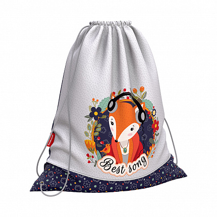 Мешок для обуви ErichKrause 365x440мм Музыкальная лиса