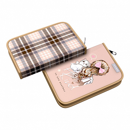 Пенал-книжка без наполнения ErichKrause 135x205x30мм Lovely Friends