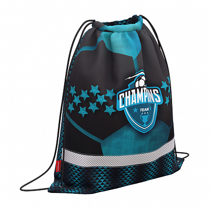 Мешок для обуви ErichKrause с вентиляцией 500х410мм Champions