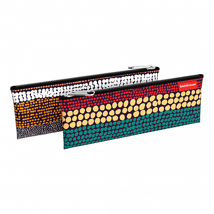 Пенал конверт ErichKrause® 220х90мм Mosaic Strips