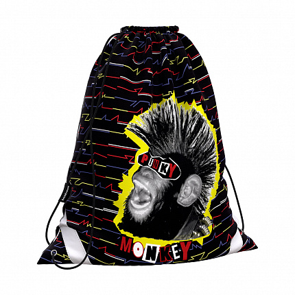 Мешок для обуви ErichKrause 365x440мм Punky Monkey