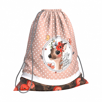 Мешок для обуви ErichKrause 365x440мм Cute Deer