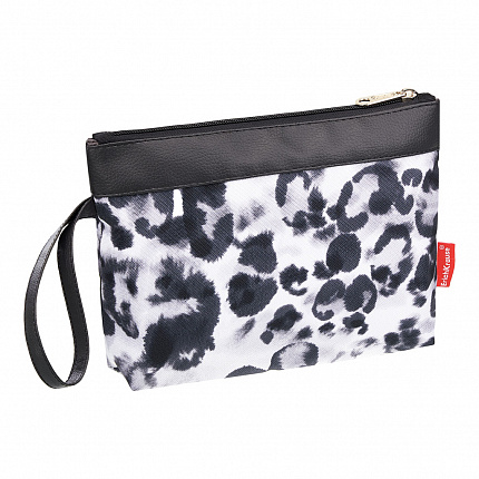 Косметичка ErichKrause® StreetLine 230х160мм Grey Leopard