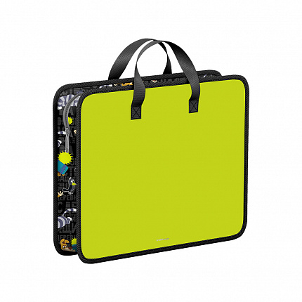 Папка пластиковая для творчества ErichKrause Простоквашино, A4+, желтый (в пакете по 1 шт.)