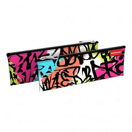 Пенал конверт ErichKrause 220х90мм Scribble