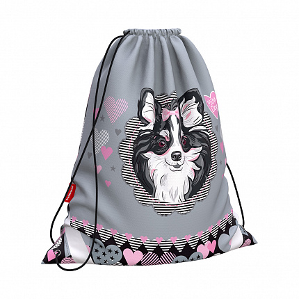 Мешок для обуви ErichKrause® 365x440мм Mimi Dog