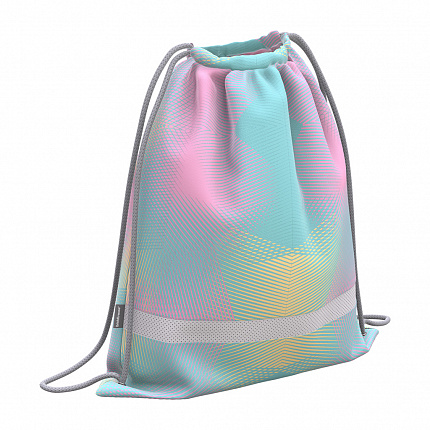 Мешок для обуви ErichKrause с боковым карманом 500х410мм Soft Mint