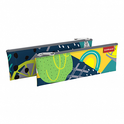 Пенал конверт ErichKrause 220х90мм Lime