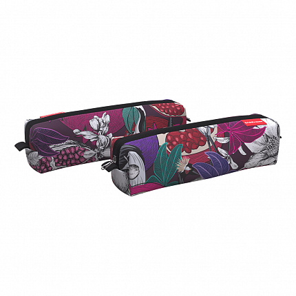 Пенал квадро mini ErichKrause® 210x50x50мм Pomegranate