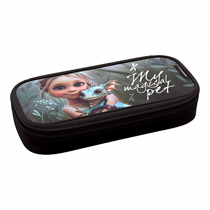 Пенал-футляр ErichKrause 210x50x100мм Волшебный питомец