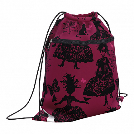 Мешок для обуви ErichKrause с карманом на молнии 500х410мм Witch