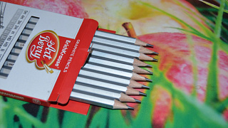 Чернографитные карандаши ArtBerry® 5H, 4H, 3H, 2H, H, HB, HB, B, 2B, 3B, 4B, 5B (в коробке 12 шт.)