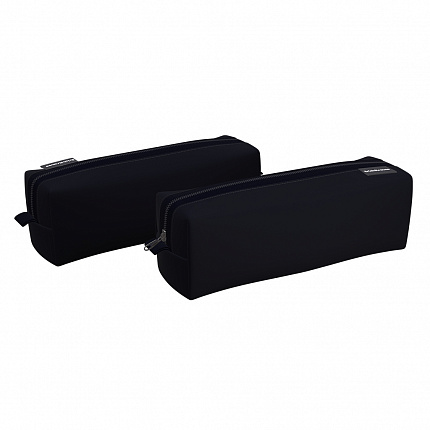 Пенал квадро ErichKrause 210x70x70мм Black