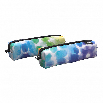 Пенал квадро mini ErichKrause 210x50x50мм Green Tie-Dye