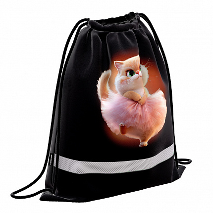 Мешок для обуви ErichKrause с вентиляцией 500x410мм Prima Cat