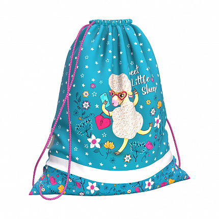 Мешок для обуви ErichKrause 365x440мм Flower Sheep