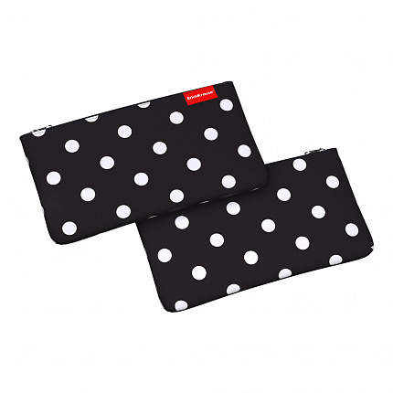 Пенал конверт ErichKrause Light 220x120мм Dots in Black