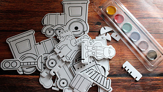 Игровой 3D пазл для раскрашивания ArtBerry® Train